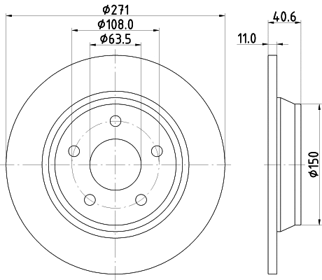 Brake Disc (MDC2867C)