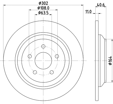 Brake Disc (MDC2808C)