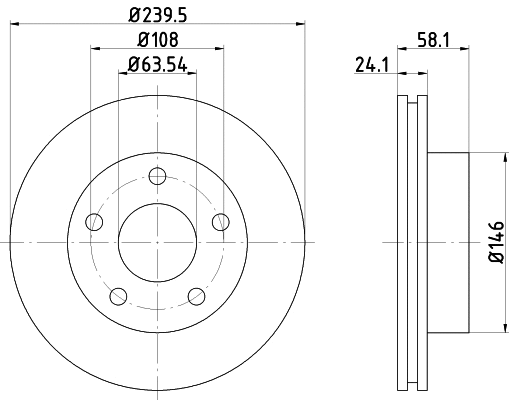 Brake Disc (MDC461)