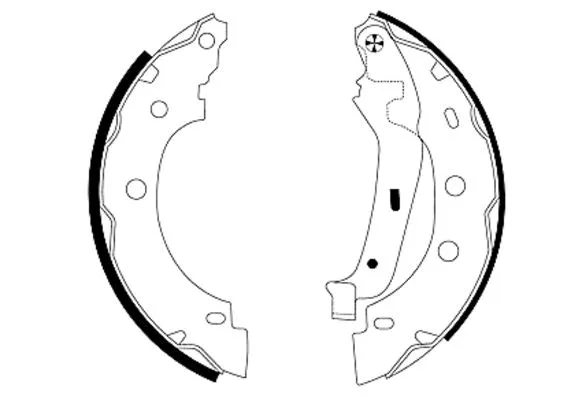 Brake Shoe Set (MFR438)