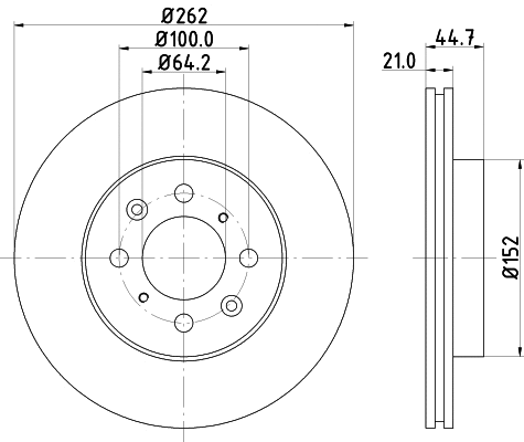 Brake Kit, disc brake (MDK0007)