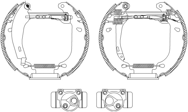 Brake Shoe Set (MSP072)