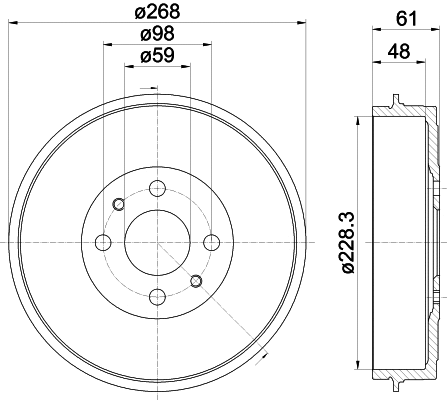 Brake Drum (MBD219)