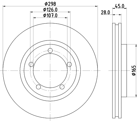 Brake Disc (MDC1132)
