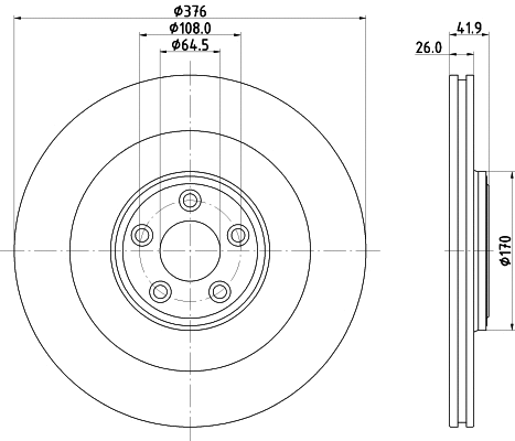 Brake Disc (MDC3162C)