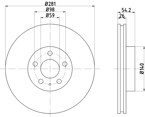 Brake Disc (MDC1220)