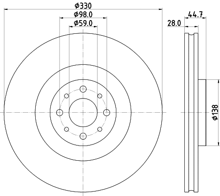 Brake Disc (MDC2664)