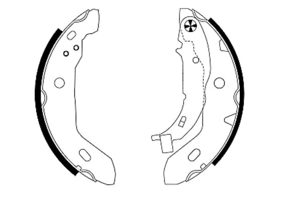 Brake Shoe Set (MFR437)