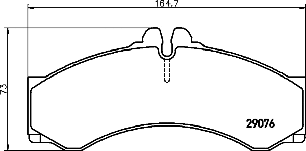 Brake Pad Set, disc brake (MDB1802)