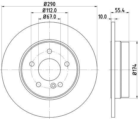 Brake Disc (MDC854)