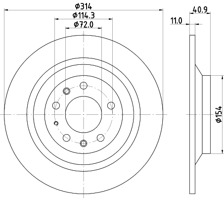 Brake Disc (MDC2027)