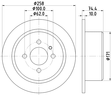 Brake Disc (MDC1107)