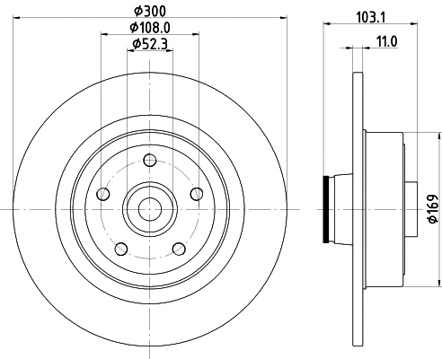 Brake Disc (MDC2375)