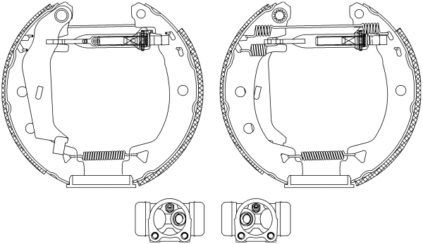 Brake Shoe Set (MSP292)