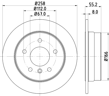 Brake Disc (MDC1422)