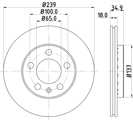 Brake Disc (MDC1652)