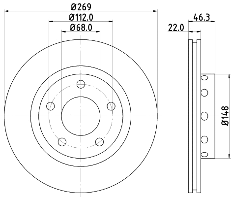 Brake Disc (MDC1420)