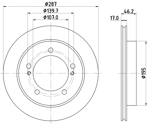 Brake Disc (MDC1014)