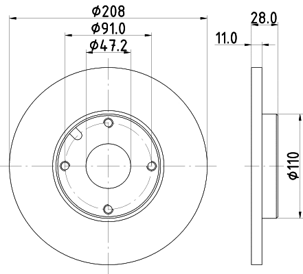 Brake Disc (MDC633)