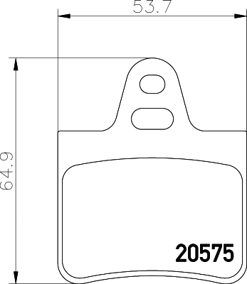 Brake Pad Set, disc brake (MDB1120)