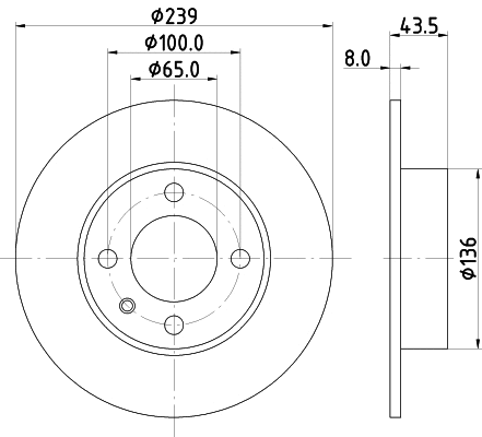 Brake Disc (MDC154)