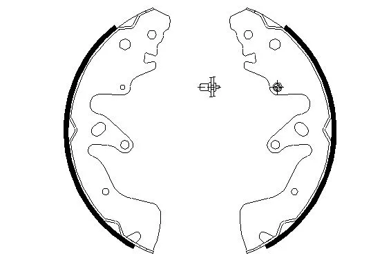 Brake Shoe Set (MFR608)