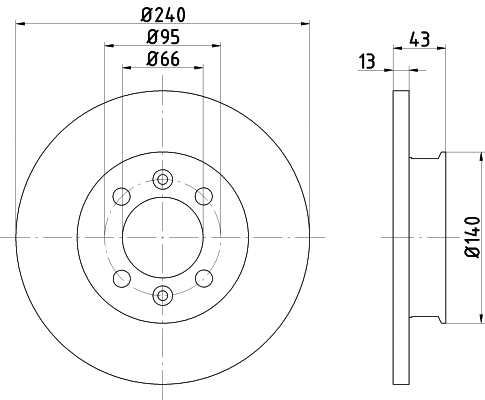 Brake Disc (MDC954)