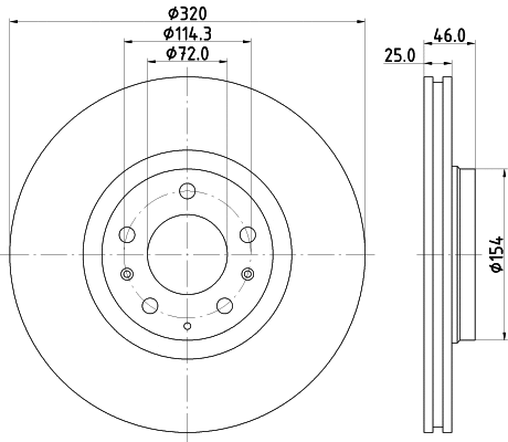 Brake Disc (MDC2044)