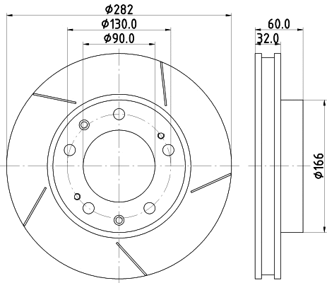 Brake Disc (MDC1278R)
