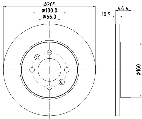 Brake Disc (MDC815)