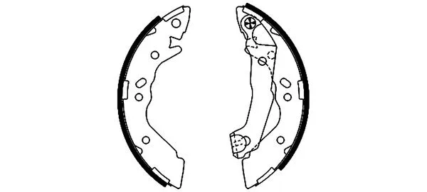 Brake Shoe Set (MFR439)