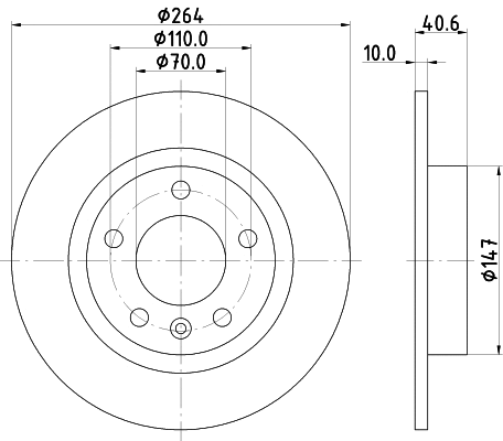 Brake Disc (MDC2230)