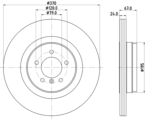 Brake Disc (MDC1662)