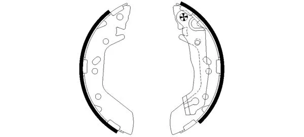 Brake Shoe Set (MFR496)
