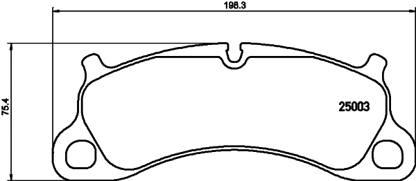 Brake Pad Set, disc brake (MDB3243)