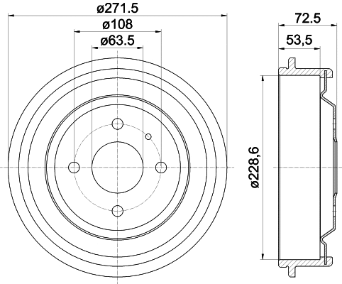 Brake Drum (MBD038)