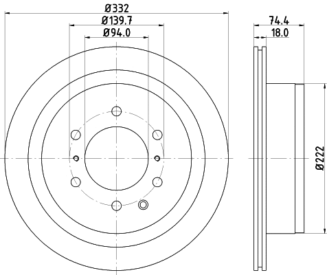Brake Disc (MDC2038)