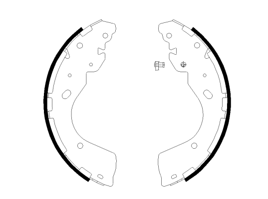 Brake Shoe Set (MFR735)