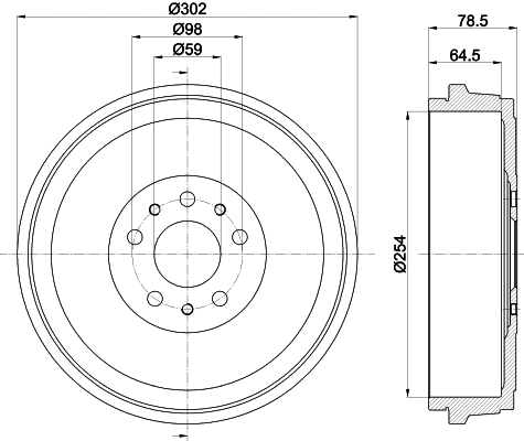 Brake Drum (MBD419)