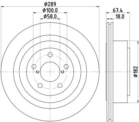 Brake Disc (MDC1876)