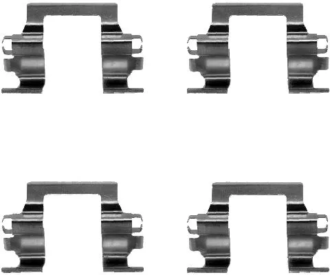 Accessory Kit, disc brake pad (MBA1117)