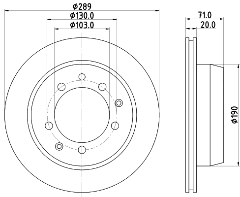 Brake Disc (MDC1090)