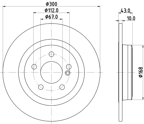 Brake Disc (MDC2703)