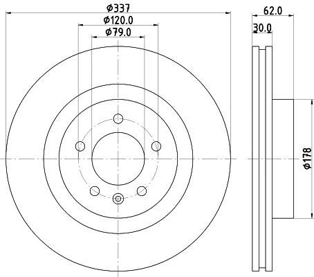 Brake Disc (MDC1716)