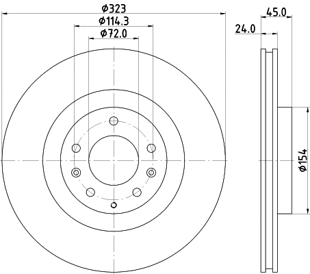 Brake Kit, disc brake (MDK0250)