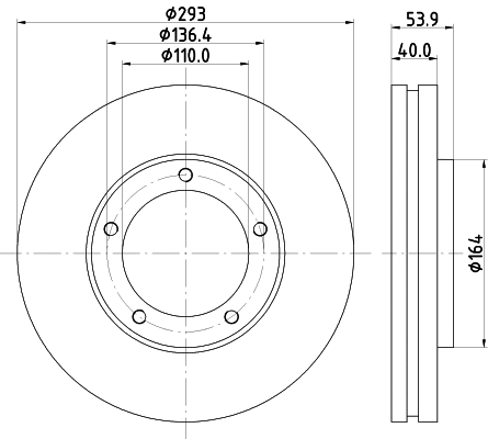 Brake Disc (MDC2735)
