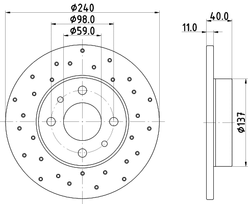 Brake Disc (MDC3163C)