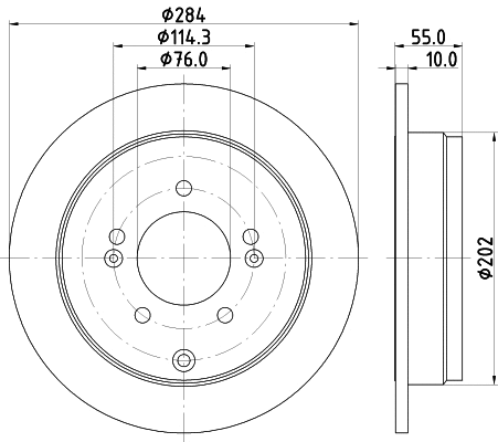 Brake Disc (MDC2644)