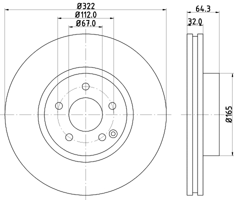 Brake Disc (MDC2052)