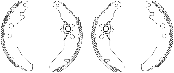 Brake Shoe Set (MSK151)